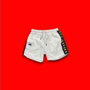 Kappa ribbon striped Pacsun shorts White mens small
